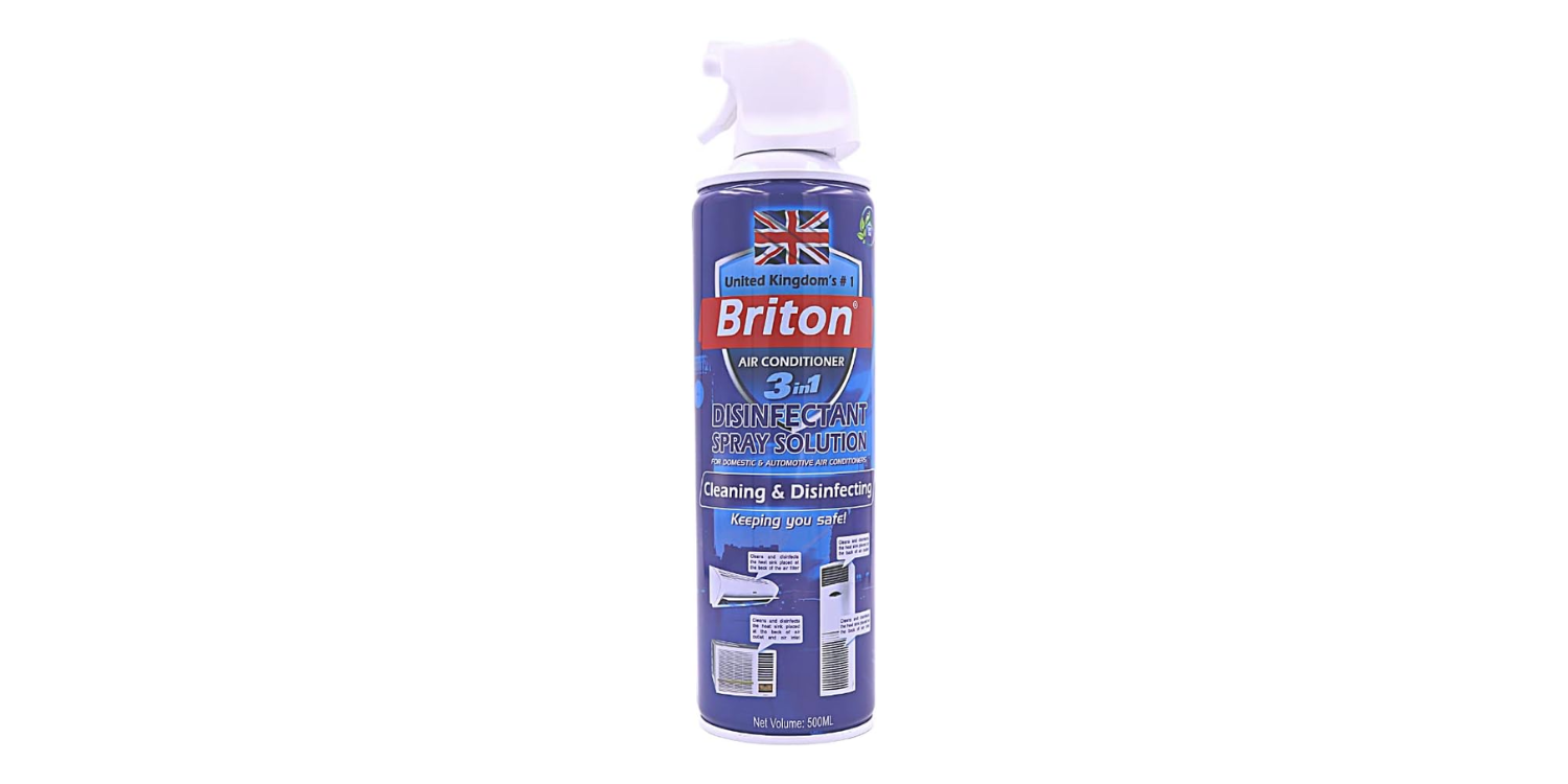 Untitled design (33) Briton Refrigerant Disinfectant Spray Solution 3in1 For Domestic and Automotive Air Conditioners
