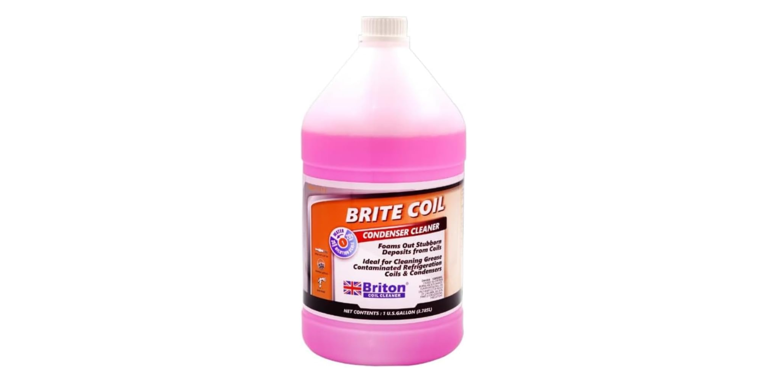 Untitled design (34) Briton Refrigerant Brite Coil Condenser Coil Cleaner | No.1 Coil Cleaner for HVAC 3.785L